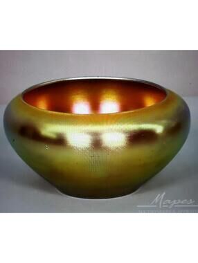 Vtg Steuben Aurene Bowl